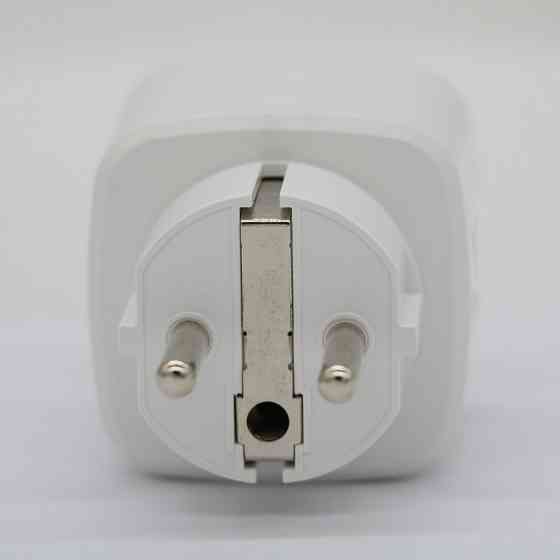 Розумна розетка WiFi з лічильником електроенергії 20А, Tuya Smart 4400Вт, Сіра / Розетка для моніторингу енергії Київ