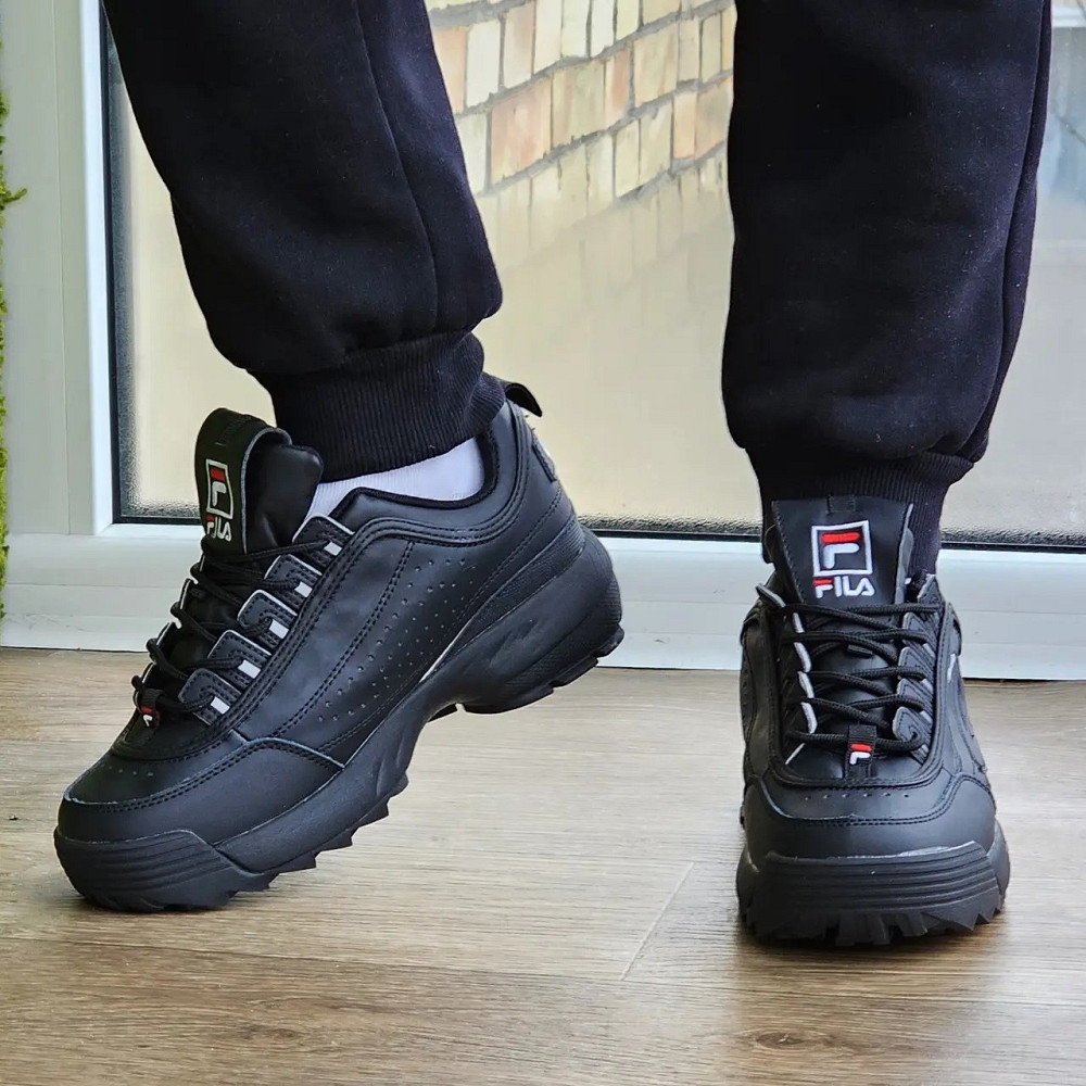 Кроссовки FILA Disruptor Черные Женские Кожаные Фила (размеры: 36,37,38,39) Видео Обзор Днепр - изображение 2