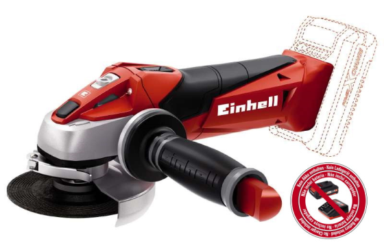 Угловая шлифмашина Einhell TE-AG 18 Li Solo : нет Li-ion 18В Частота на х.х. 8500 об/мин Киев