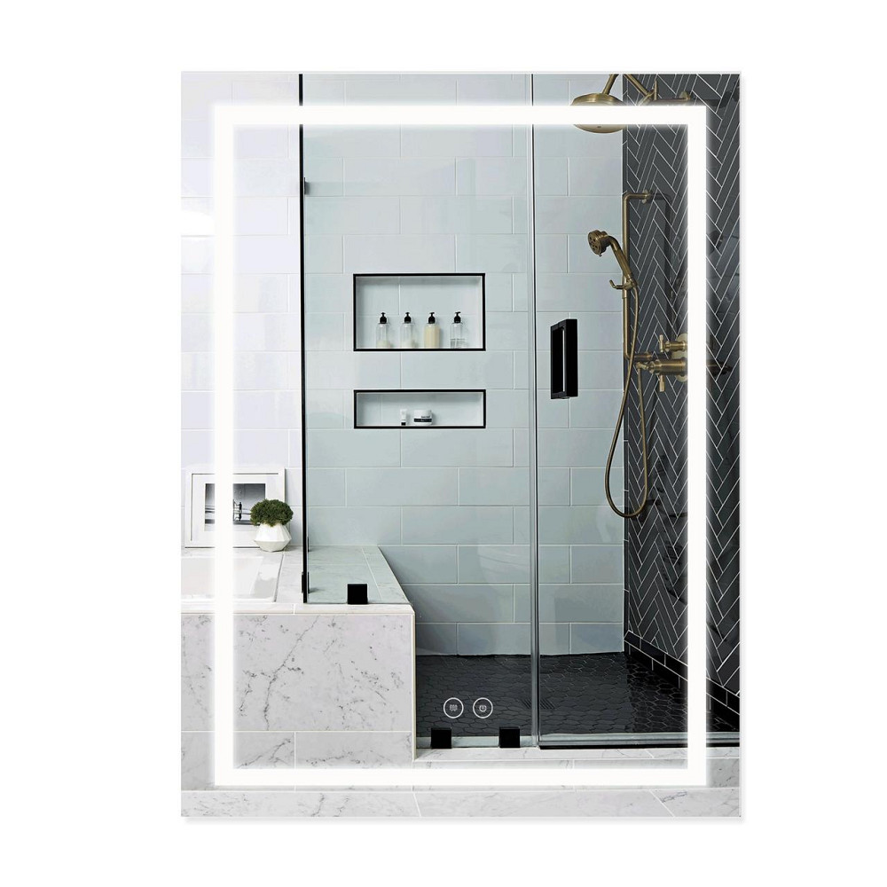 Зеркало Qtap Mideya (MI1) 600х800 с LED-подсветкой Touch, с антизапотеванием, диммером QT2078F937W Киев - изображение 1