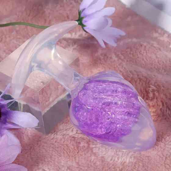 Анальная пробка Liebe Seele Icecream-shaped Crystal Anal Plug - Purple Small Sex Aura Киев