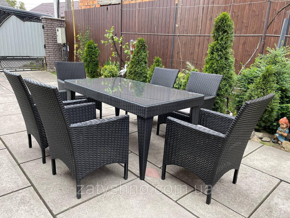 Набор мебели ротанговой с 6 креслами и столом Киев - изображение 6