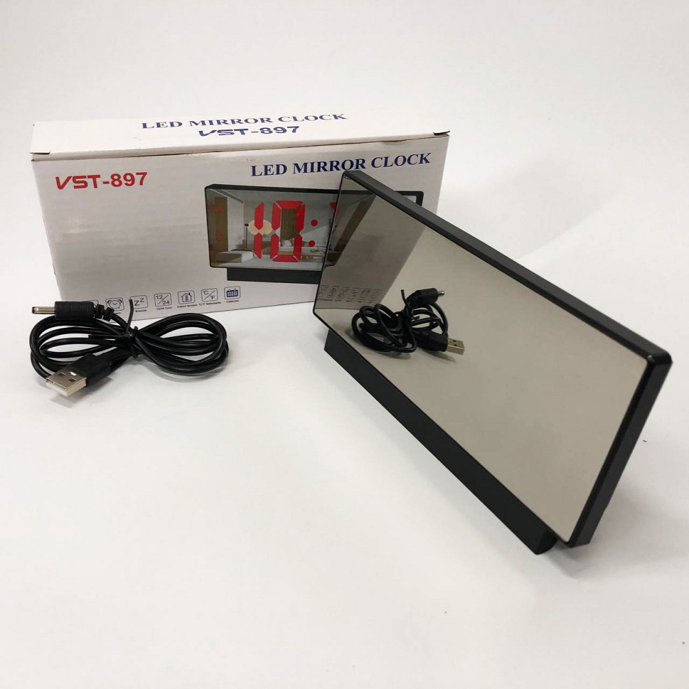 Годинник електронний з підсвічуванням дисплея, Електронний годинник з цифровим дисплеєм WZ-68 Львів - фото 9