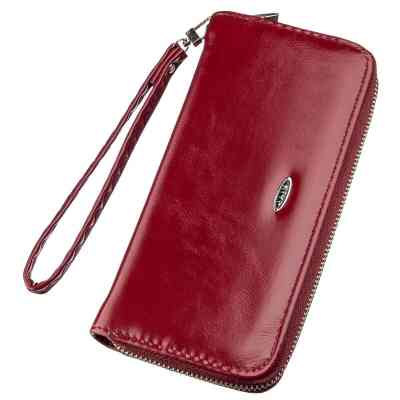 Гаманець Kivi З екошкіри Бордовий (19035) Вінниця