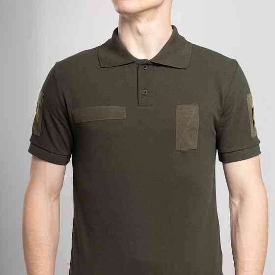 Легке тактичне літнє чоловіче хакі поло Pobedov Royal Військове Київ