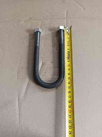 Стремянка посилена з гайкою на трубу діаметр 48 мм Вінниця