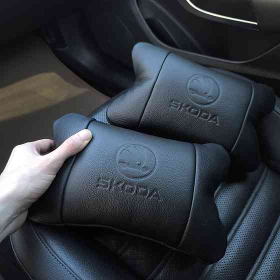 Подушка для сидіння для автомобільного крісла Skoda Шкода, Декоративні подушки з логотипом SC-28 Івано-Франківськ