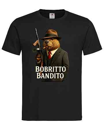 Футболка “Bobritto Bandito” Черный, XS Городище