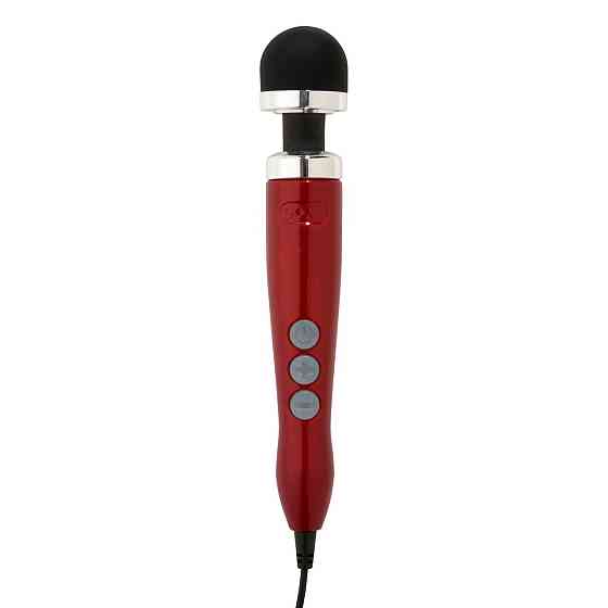 Вибромассажер DOXY Die Cast 3 Candy Red, очень мощный, питание 220В, металлический корпус Sex Aura Киев
