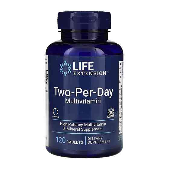 Вітамінний комплекс для прийому двічі на день Life Extension Two Per Day Multivitamin 120 tabs Київ
