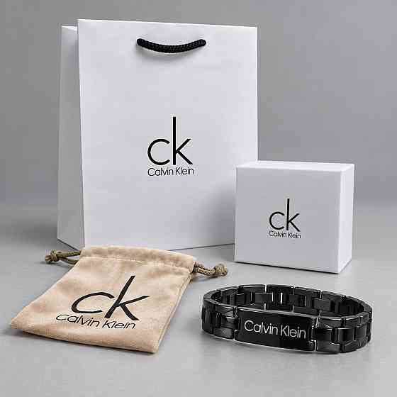 Мужской фирменный браслет Calvin Klein из нержавеющей стали (30114) Киев