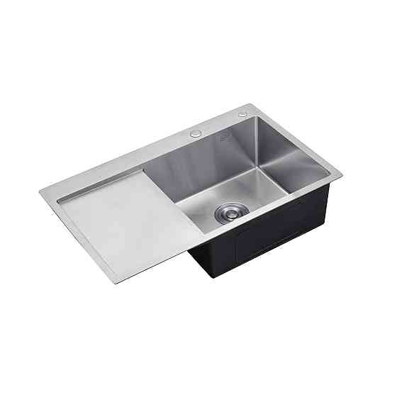 Кухонная мойка с нержавеющей стали Kroner KRP Gebürstet - 78х49RHM (3/1 мм) Киев