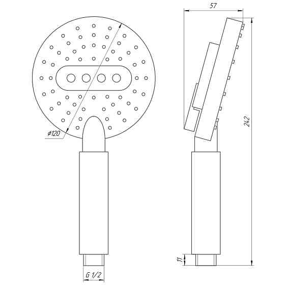 Душова лійка Globus Lux NSD07A Луцк