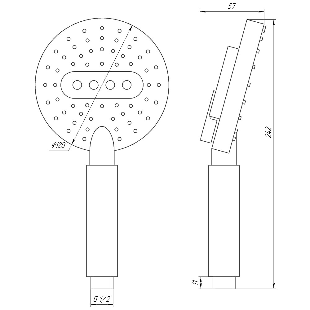 Душова лійка Globus Lux NSD07A Луцк - изображение 4