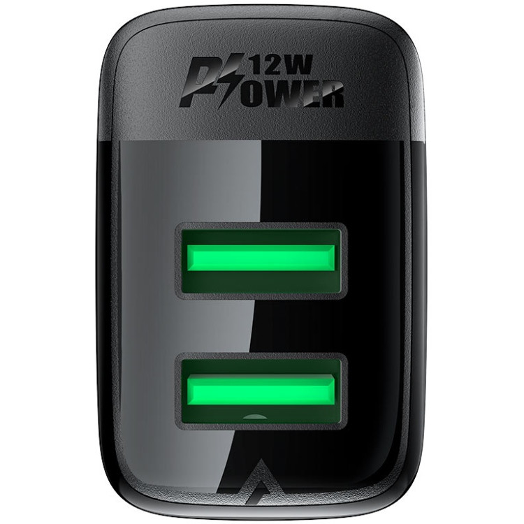 Зарядний пристрій 2xUSB 12W (USB-Ax2) A86 Black Acefast Винница - изображение 5
