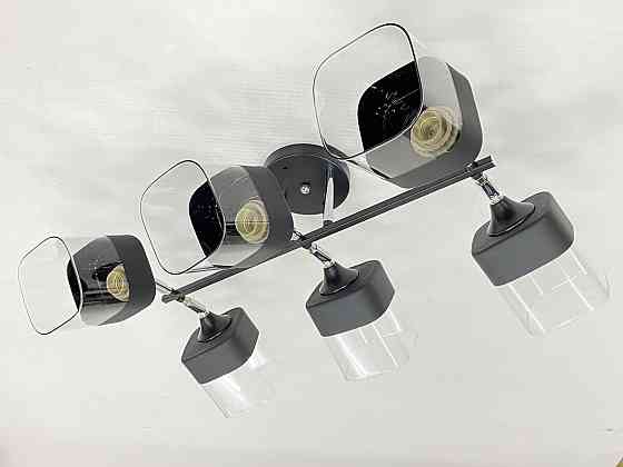 VALESO Стельова Люстра на 6 плафонів VALESO 91134/6 (Чорний+Хром) Коломия