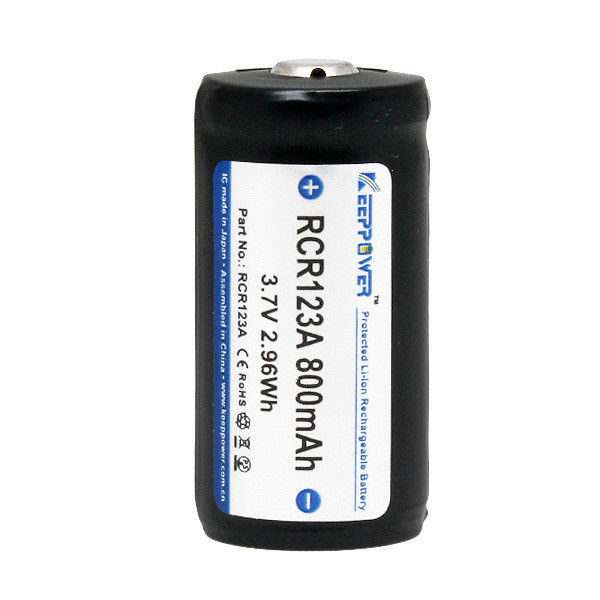 Аккумулятор Keeppower 123 (RCR123A) 800mAh 3.7V (с защитой) Винница - изображение 3
