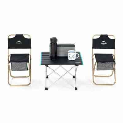 Туристичний стіл Naturehike NH19Z008-Z, алюміній, Розмір S, сірий (6927595737293) Вінниця