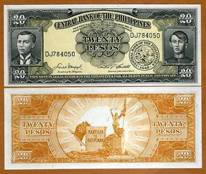 Філіппіни / Pilipinas 20 pesos 1949 Ріск 137 UNC Полтава - фото 1