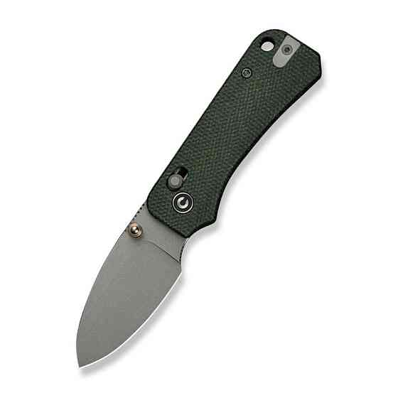 Ніж складаний кишеньковий Civivi Baby Banter 2, (5.9 см) Nitro-V / Micarta темно-зелений Київ