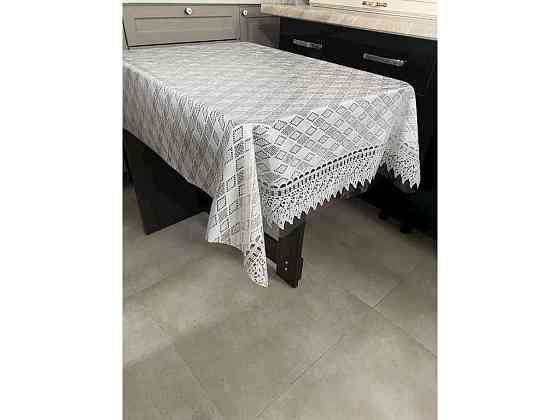 Клейонка LACE 1,35м х 22м ПВХ, ажурна Ромб кава ТМ SELENA Киев