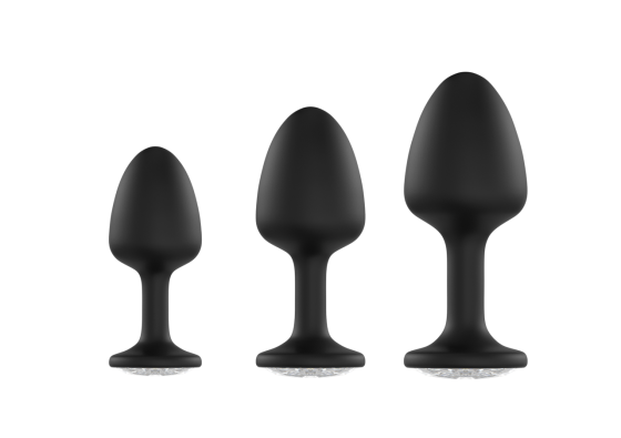 Анальна пробка Dorcel Geisha Plug Diamond M з кулькою всередині, створює вібрації, макс. діам. 3,2см Sex Aura Київ