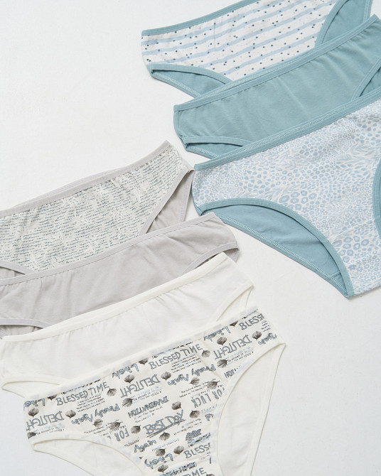 Набір жіночих трусиків упаковка 7 шт Nicoletta 713169 L Київ - фото 3