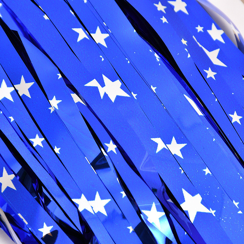 Дождик для фотозоны с принтом звезд 2 м на 1 м синий Киев - изображение 2