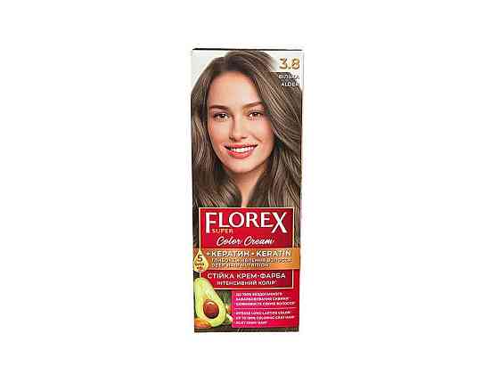 Крем-краска для волос КЕРАТИН 3.8 Ольха ТМ Florex Solmir Киев
