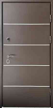 Двери уличные Redfort, модель Стрит Браун (Металл/МДФ) , комплектация Комфорт (3 контура) Киев