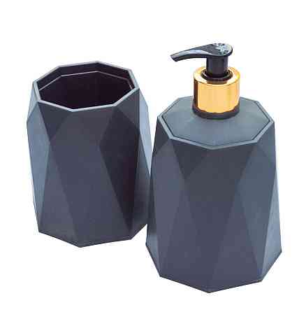 Набір аксесуарів для ванної кімнати Гео (2 предмети) (в асортименті) Харків