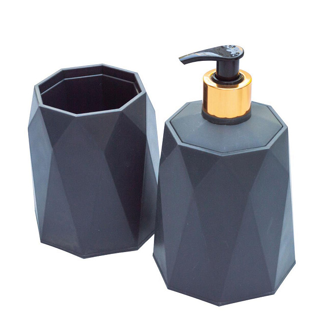 Набір аксесуарів для ванної кімнати Гео (2 предмети) (в асортименті) Харків - фото 1