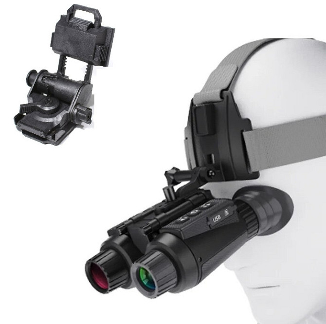 Тактичний бінокль нічного бачення NV8300 Super Light 4K HD 36MP 3D (до 500м) + кріплення FMA L4G24 на шолом Вінниця - фото 9