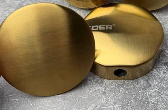 Комплект накладок до сифону для ванни Koer BD-04-12 НАПІВАВТОМАТ (Колір золото матове) 1 1/2'' (KR5 ( 23955 ) Харьков - изображение 7