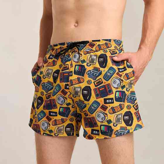 Принтовані чоловічі шорти для плавання Pobedov Pool day Patern Київ