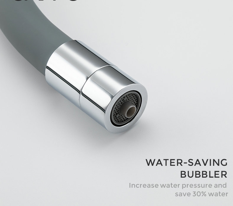 Кухонний змішувач Koer KB-72002-01 з виходом для питної води з гнучким виливом (KR3383) Чернівці - фото 3