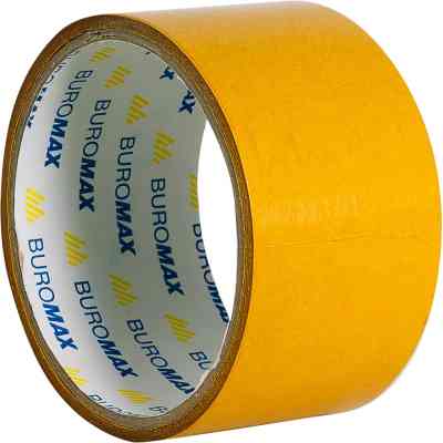 Скотч Buromax двухсторонний на полипропиленовой основе 48 мм х 5 м (BM.7509) Винница