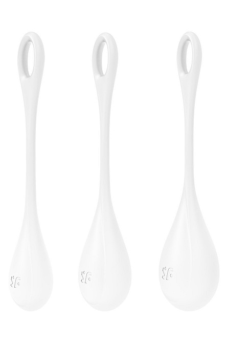 Набор вагинальных шариков Satisfyer Yoni Power 1 белые Sex Aura Киев - изображение 2