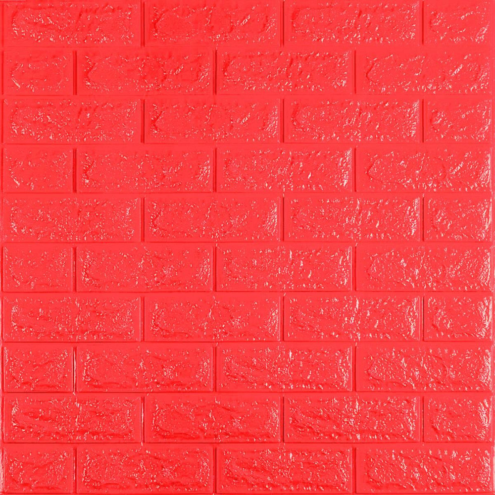 3D панель самоклеюча 700х770х7мм цегла Червона (008-7) SW-00000054 Київ - фото 1
