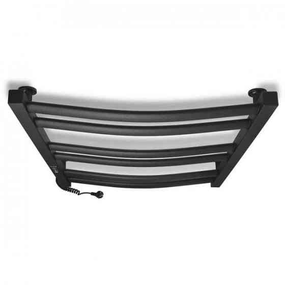 Електрична сушарка для рушників Laris Зебра Атлант ЧКЧ6 500Х700 Е чорний, ліве під'єднання Київ