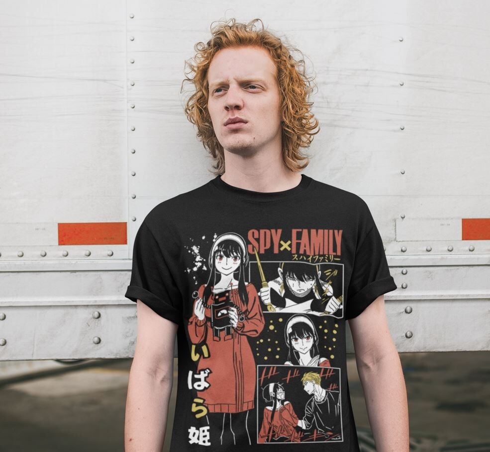 Футболка аниме Шпион и семья оверсайз (S/M/L) Черний AnimeJ1135 Днепр - изображение 3