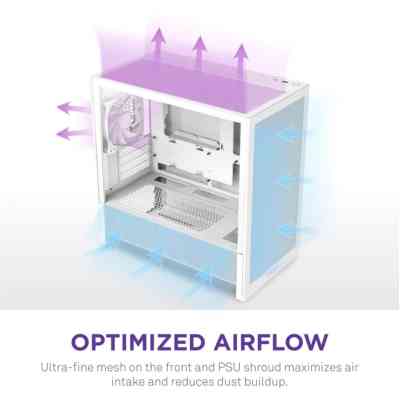 Корпус NZXT H3 Flow All White (CC-H31FW-01) Вінниця