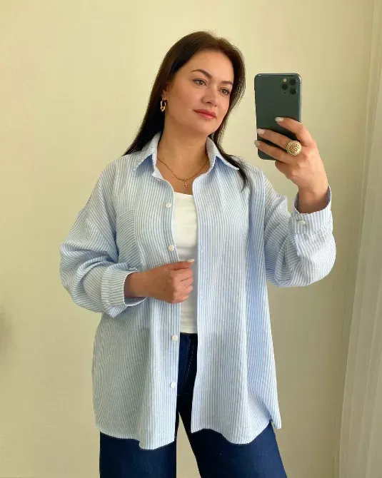 Сорочка оверсайз з льону — ідеальний вибір для весни та літа. Одеса - фото 9