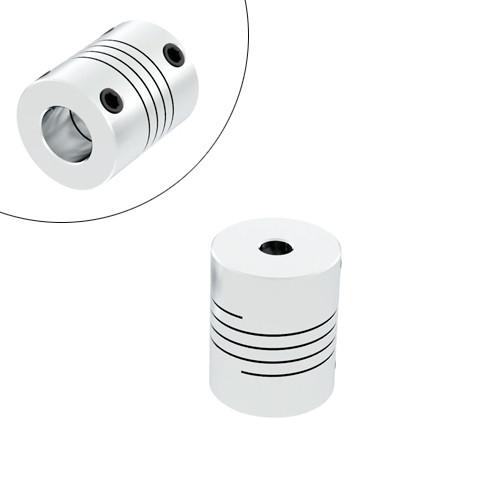 Гнучка муфта 5х8мм крокового двигуна 3D-принтера Вінниця - фото 1