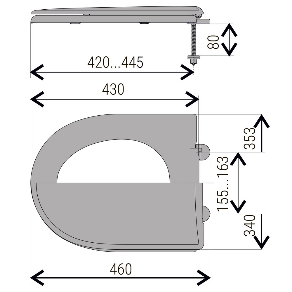 Сидіння для унітазу PURE OPTIMUM Київ - фото 9
