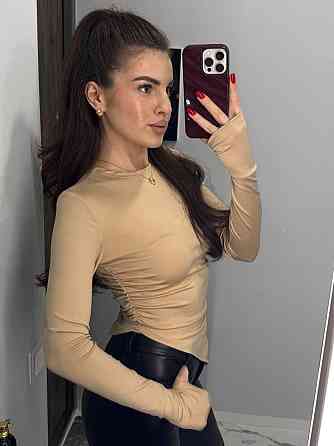 Жіночий базовий асиметричний лонгслів турецький мікродайвінг Одеса