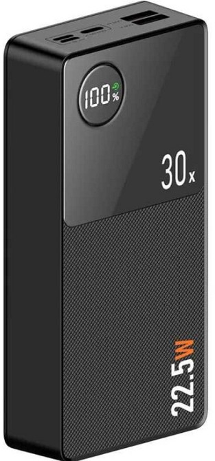 Павербанк Power bank УМБ Q8 - 30000mAh. Black. Киев - изображение 7