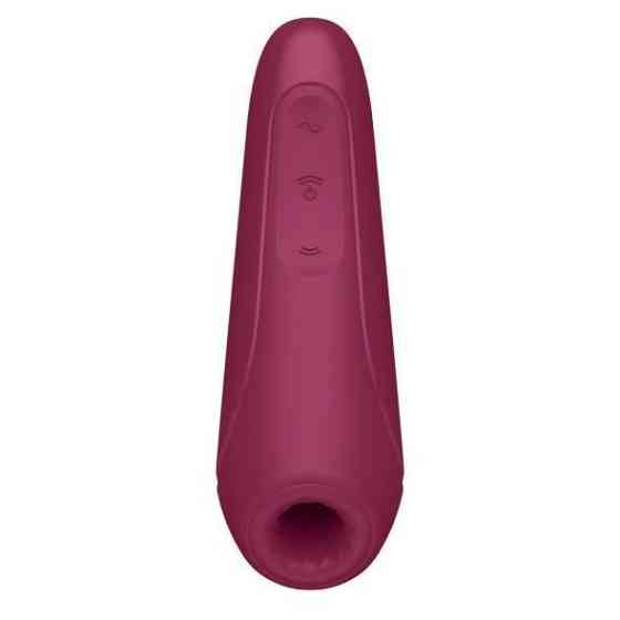 Вакуумный стимулятор клитора для женщин Satisfyer Curvy 1+, бордовый Sex Aura Киев