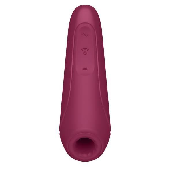 Вакуумный стимулятор клитора для женщин Satisfyer Curvy 1+, бордовый Sex Aura Киев - изображение 3