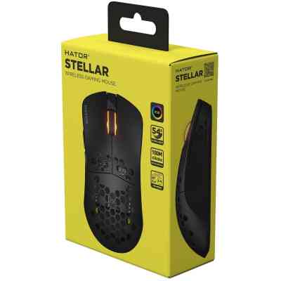 Мишка Hator Stellar Wireless/Bluetooth/USB Black (HTM650) Вінниця